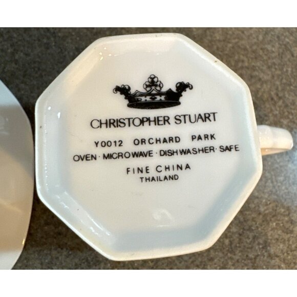 CHRISTOPHER STUART ORCHARD PARK Y0012 CUP AND SAUCER - Picture 6 of 7
